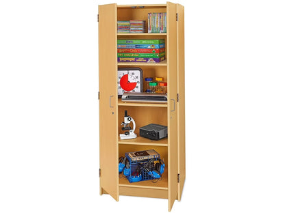 Flex-Space Locking Storage Cabinet - Maple - US 6146