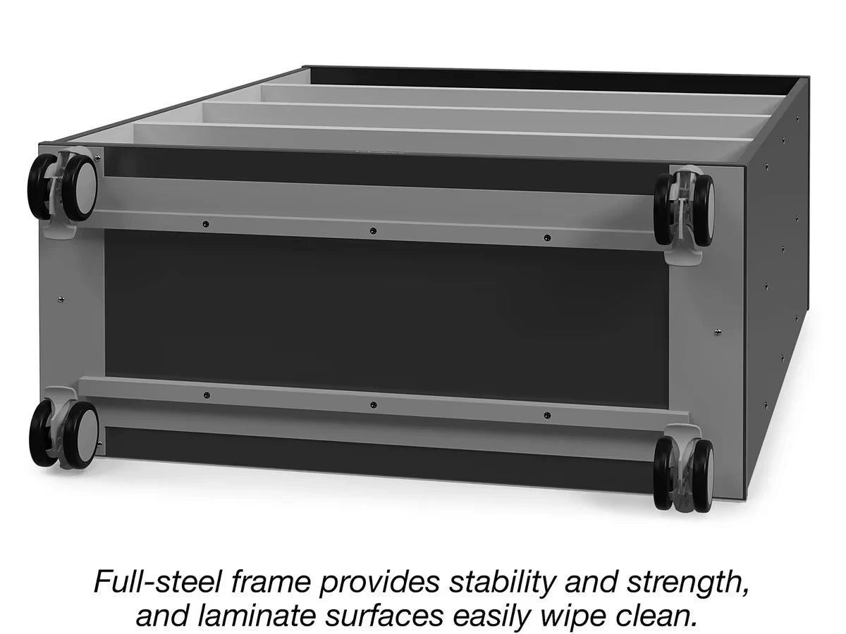 Modern Edge Mobile 4-Shelf All-Purpose Storage Unit - US 6472