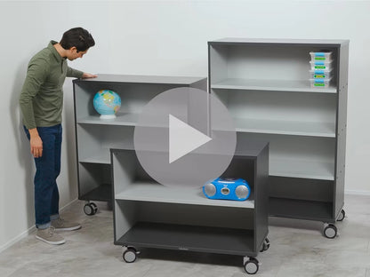 Modern Edge Mobile 2-Shelf All-Purpose Storage Unit - US 2659