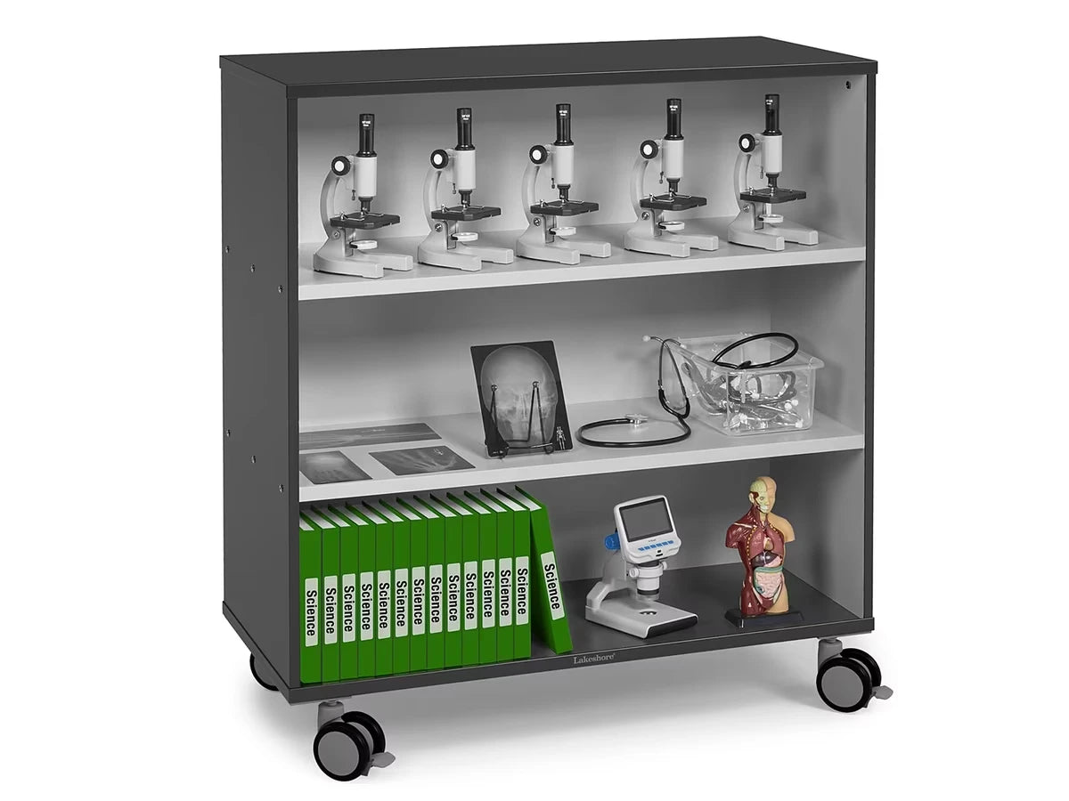 Modern Edge Mobile 3-Shelf All-Purpose Storage Unit - US 5296
