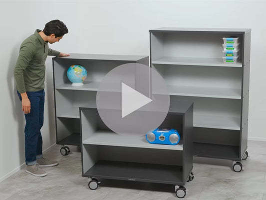 Modern Edge Mobile 3-Shelf All-Purpose Storage Unit - US 5296
