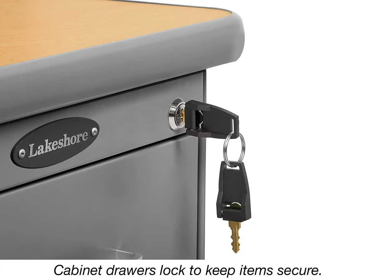 Flex-Space Mobile Teacher Desk - Maple - US 8655